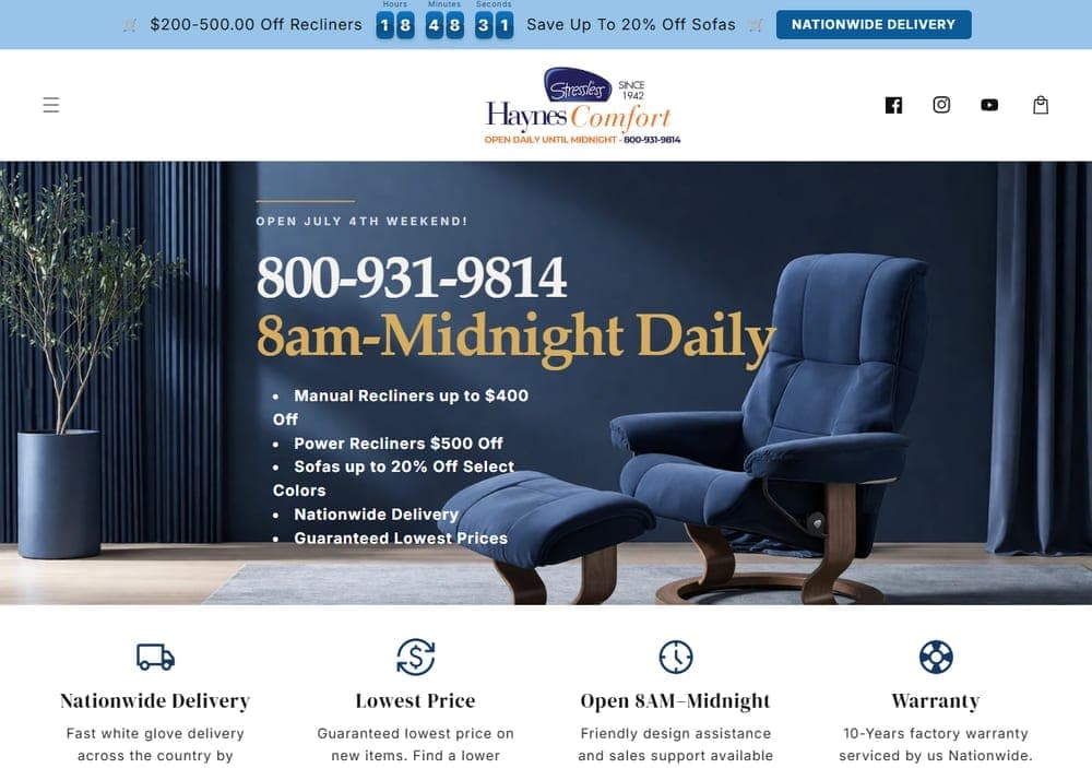 Haynes Comfort — store