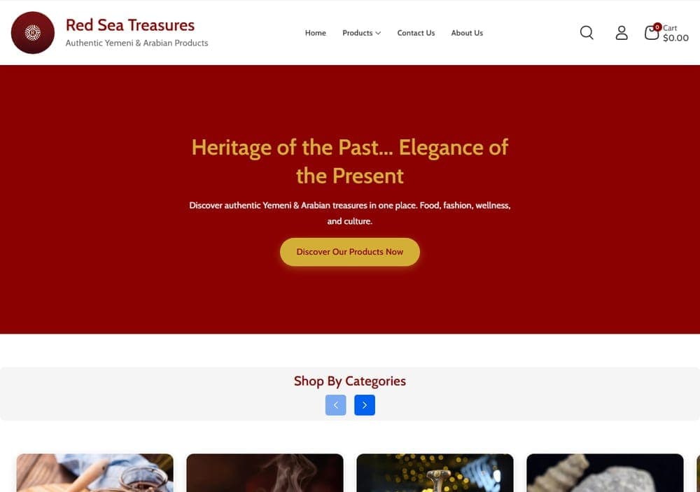 Red Sea Treasures — store