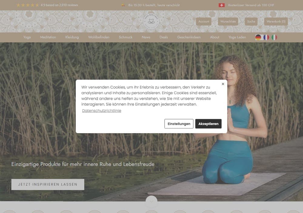 Yoga Boutique — store